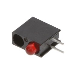 10 pcs : 5530101F - LED CBI 3MM BI-LVL RED/BLANK RA