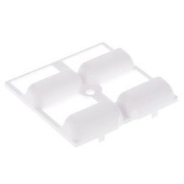 10 pcs : C17580_STRADA-2X2-SHD-WHT - ACCESSORYMM (D)