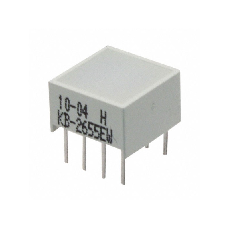 10 pcs : KB2655EW - LED LGT BAR 8.89MM SQ RED