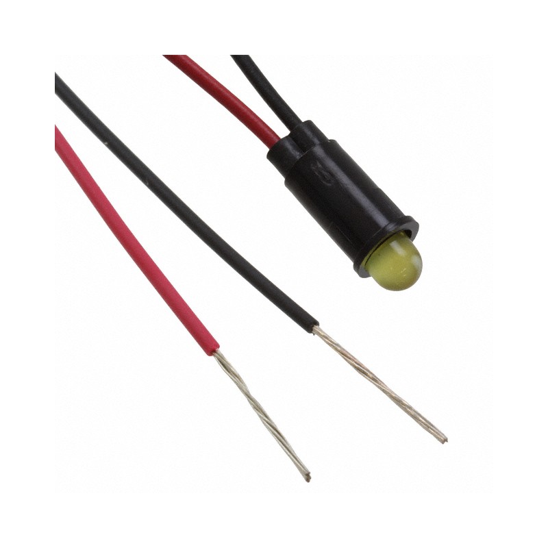 10 pcs : 5591201007F - LED PANEL YLW DIFF SNAP-IN 14'LD