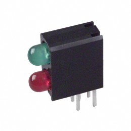 10 pcs : 5530121F - LED CBI 3MM BI-LVL GREEN RED RA