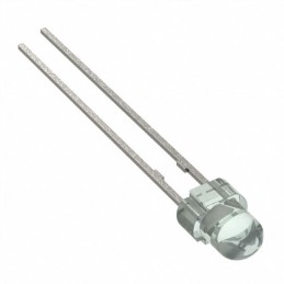10 pcs : HLMP-NM31-R0000 - LED GREEN CLEAR T-1 T/H