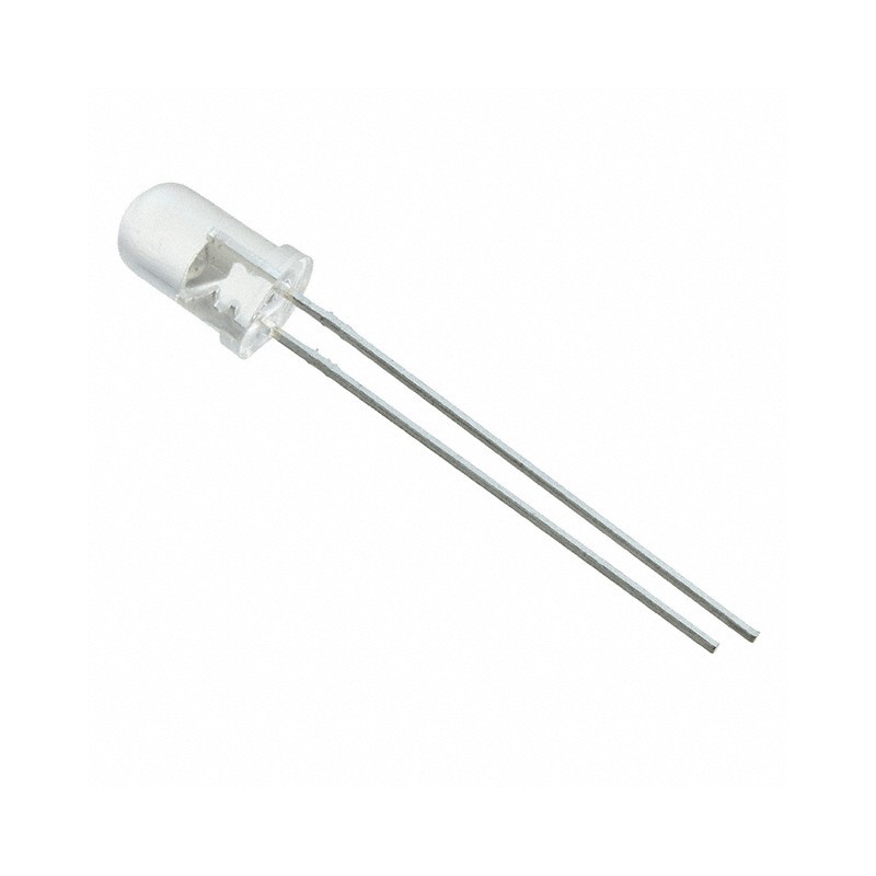 10 pcs : 5219820F - LED RED CLEAR 5MM T/H