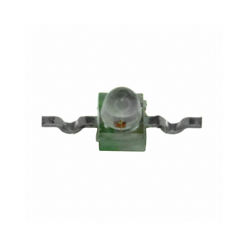 10 pcs : HLMP-6505-L0021 - LED GREEN CLEAR YOKE LEAD SMD