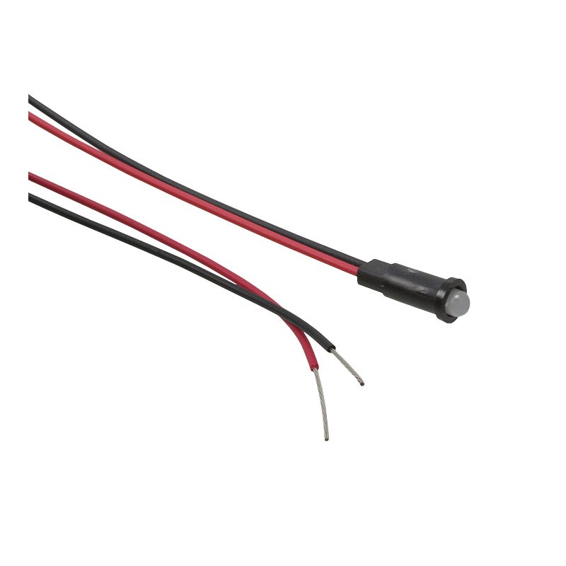10 pcs : 5583001023F - LED PMI SNAP-IN RED/GRN PVC FREE