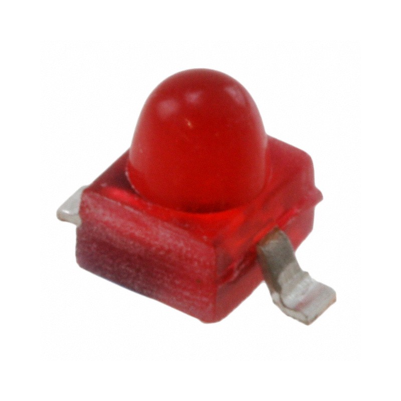 10 pcs : HLMP-Q150-F0011 - LED RED DIFFUSED GULL WING SMD