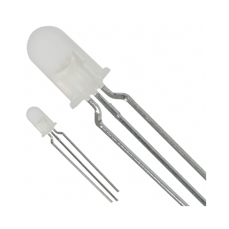 10 pcs : 5219450F - LED GREEN/RED DIFFUSED 5MM T/H