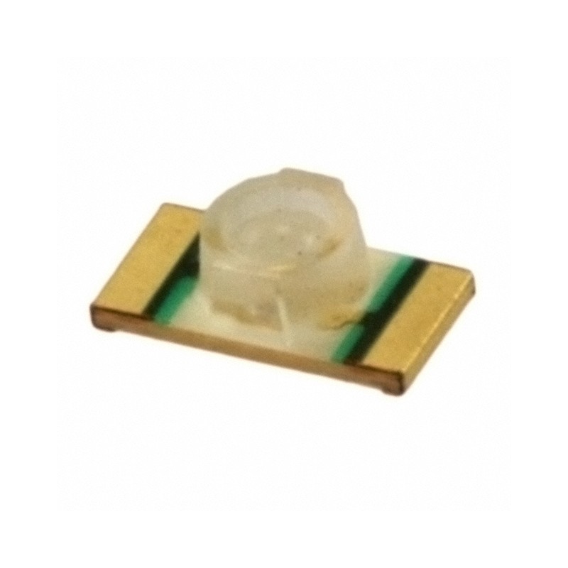 10 pcs : 5976301607F - LED GREEN CLEAR 1206 SMD