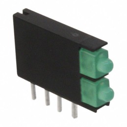 10 pcs : WP4060VH/2GD - LED CBI 1.8MM BI-LVL GRN RA