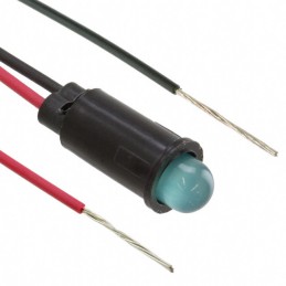 10 pcs : 5591301027F - LED PMI SNAP-IN GRN PVC FREE