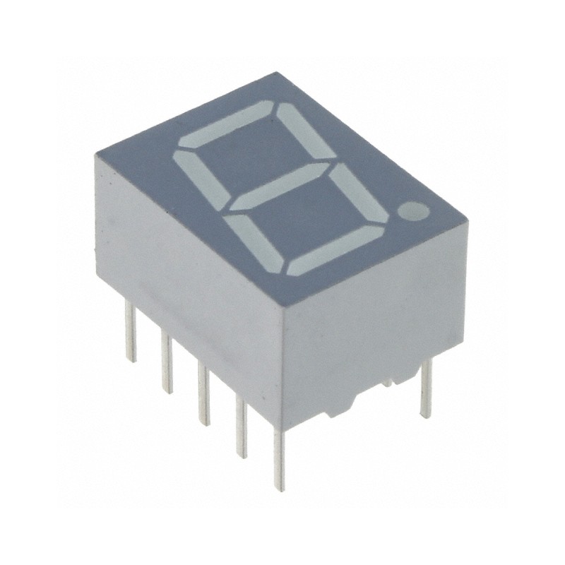 10 pcs : TDSR1060 - DISPLAY 7SEG 0.39' SGL RED 10DIP