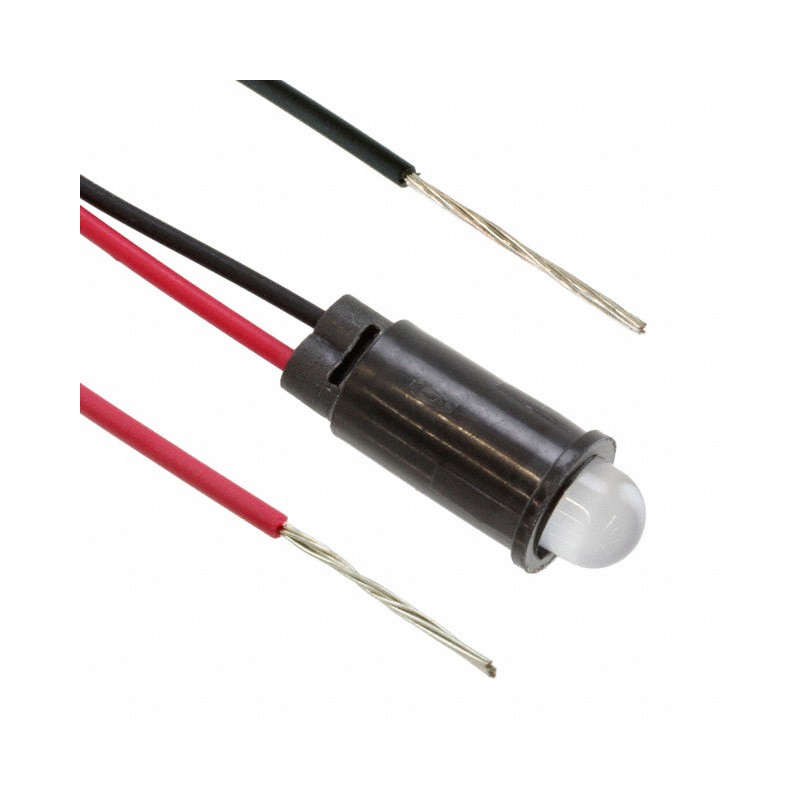 10 pcs : 5593001023F - LED PMI SNAP-IN RED/GRN PVC FREE