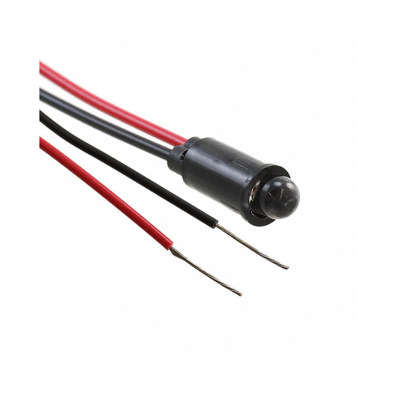 10 pcs : 5595501003F - LED SNAP-IN PANEL IND RED