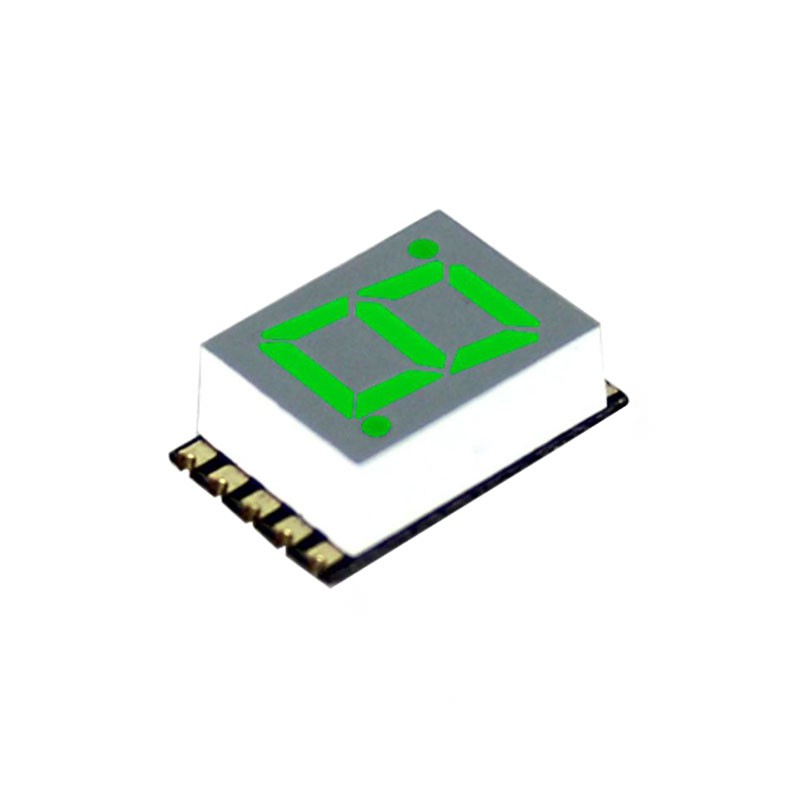 10 pcs : DSM7TA28105T - DISPLAY 7SEG 0.28' SGL GRN 10SMD