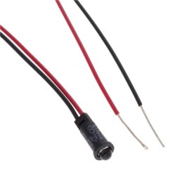 10 pcs : 5580701003F - LED PANEL IND WATER CLR SNAP-IN