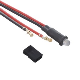 10 pcs : PM3BCW12.0-CC2 - LED ASSY PNL 3MM HER/GRN WH DIFF