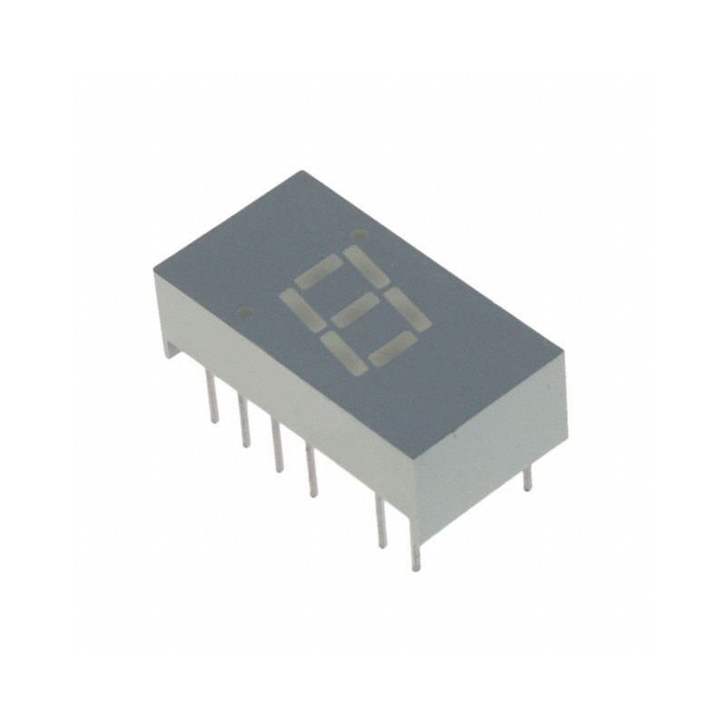 10 pcs : SA03-11GWA - DISPLAY 7SEG 0.3' SGL GRN 14DIP