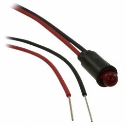 10 pcs : 5592101007F - LED PANEL RED DIFF SNAP-IN 14'LD