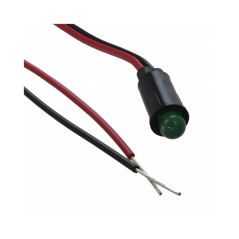 10 pcs : 5592201007F - LED PANEL GRN DIFF SNAP-IN 14'LD