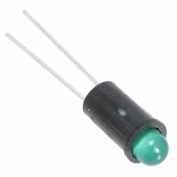 10 pcs : 5590203001F - LED PANEL GRN DIFF 12V SNAP-IN