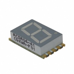 10 pcs : ACSA04-41CGKWA-F01 - DISPLAY 7SEG 0.4' SGL GRN 10SMD