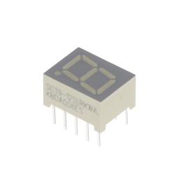 10 pcs : SC39-12SURKWA - DISPLAY 7SEG 0.39' SGL RED 10DIP