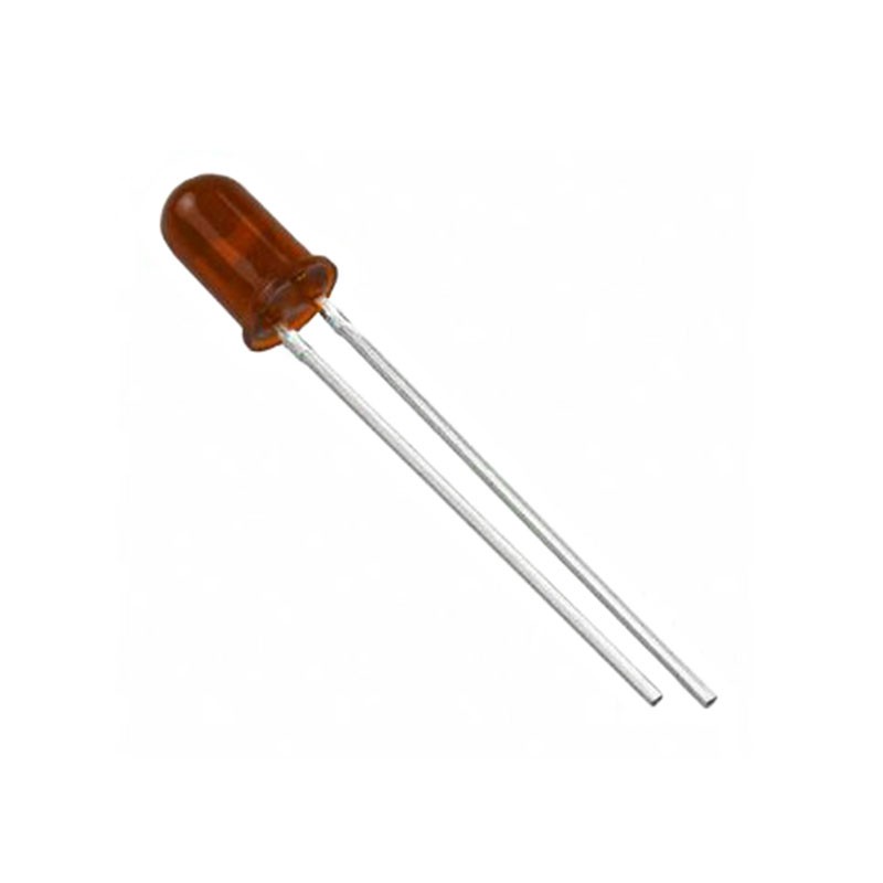 10 pcs : 4302H3-12V - LED AMBER DIFFUSED T-1 3/4 T/H