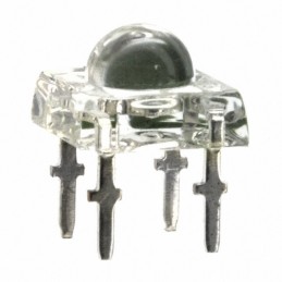 10 pcs : R20WHT-5-0080 - LED COOL WHITE CLEAR T/H