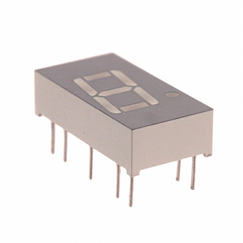 10 pcs : SC04-11EWA - DISPLAY 7-SEG 0.4' SGL RED 14DIP