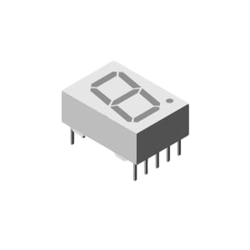 10 pcs : TDSO5160-LM - DISP 7SEG 0.51' SGL OR-RED 10DIP