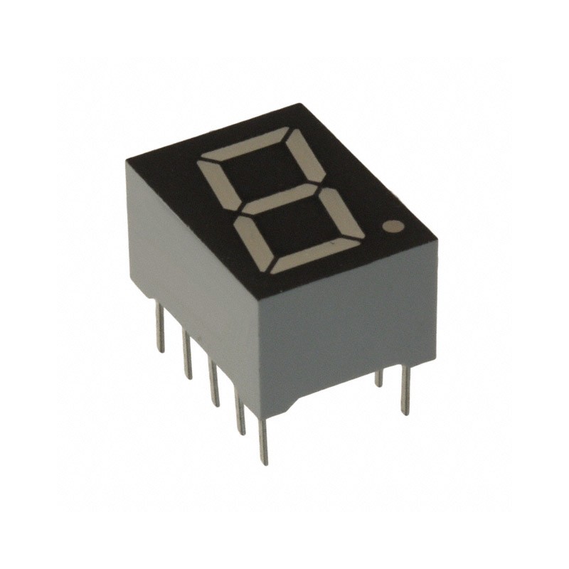 10 pcs : LA-401MD - DISPLAY 7SEG 0.4' SGL GRN 10DIP