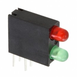 10 pcs : 5530112200F - LED CBI 3MM BI-LVL GREEN/RED RA