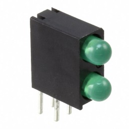 10 pcs : 5530122010F - LED CBI 3MM BI-LVL GREEN RA