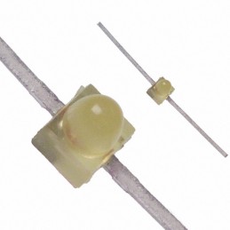 10 pcs : HLMP-6720 - LED YL DIFFUSED AXIAL T/H AXIAL