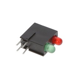10 pcs : 5530112400F - LED CBI 3MM BI-LVL GREEN/RED RA