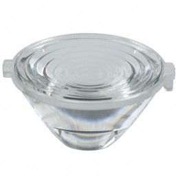 10 pcs : OP025 - LENS CLEAR 50DEG WIDE SNAP-IN