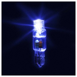 10 pcs : LE-0509-01B - LED T-1.75 24V WEDGE BLUE