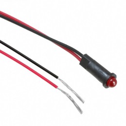 10 pcs : 5580101003F - LED PANEL IND RED DIFF SNAP-IN