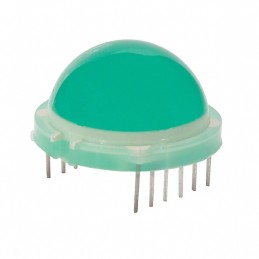 10 pcs : LTJ-811G - LED GREEN DIFFUSED T/H