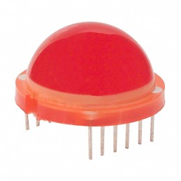 10 pcs : LTJ-811HR - LED RED DIFFUSED T/H