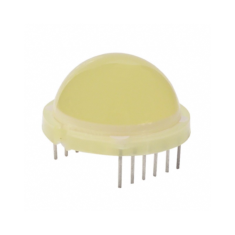 10 pcs : LTJ-811Y - LED YELLOW DIFFUSED T/H