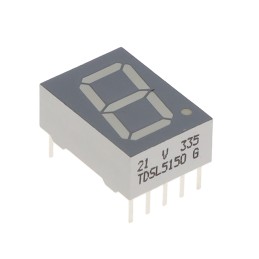 10 pcs : TDSL5150 - DISPLAY 7SEG 0.51' SGL RED 10DIP