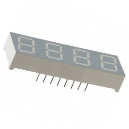 10 pcs : MSQC4411C - LED 7-SEG CLOCK 4DIG CA GRN .4'