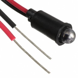 10 pcs : 5596101007F - LED PANEL DAYLT RED SNAP-IN 14'L