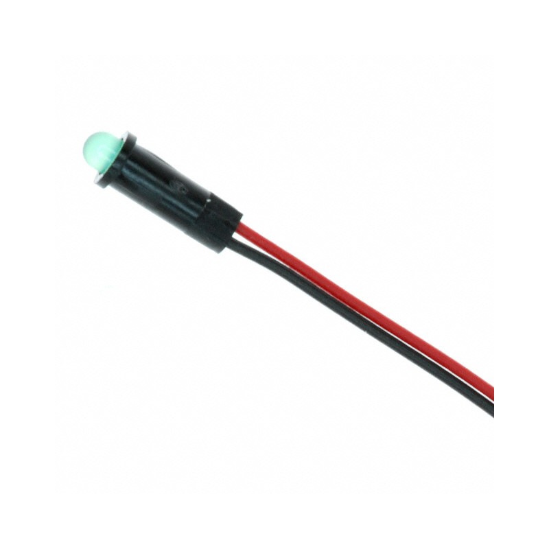 10 pcs : 5580201007F - IND SNAP-IN PANEL MNT 563NM GRN