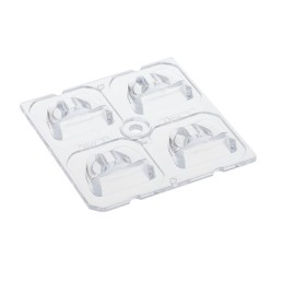 10 pcs : C14517_STRADA-2X2-DWC-PC - LENS ARRAY SQ 4POS 50X50MM 6MM