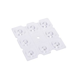 10 pcs : C17224_STRADELLA-8-HV-CSP-VSM - LENS CLR 147DEG ASYMMETRICAL SCR