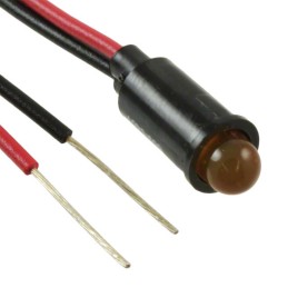 10 pcs : 5592501007F - LED SNAP-IN PANEL IND ORANGE