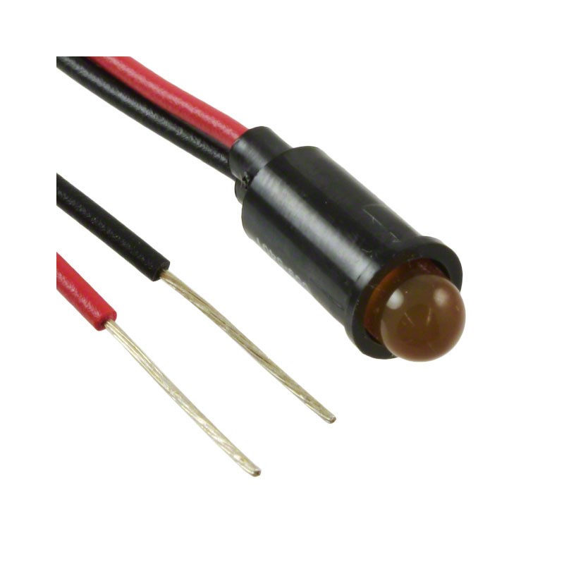 10 pcs : 5592501007F - LED SNAP-IN PANEL IND ORANGE