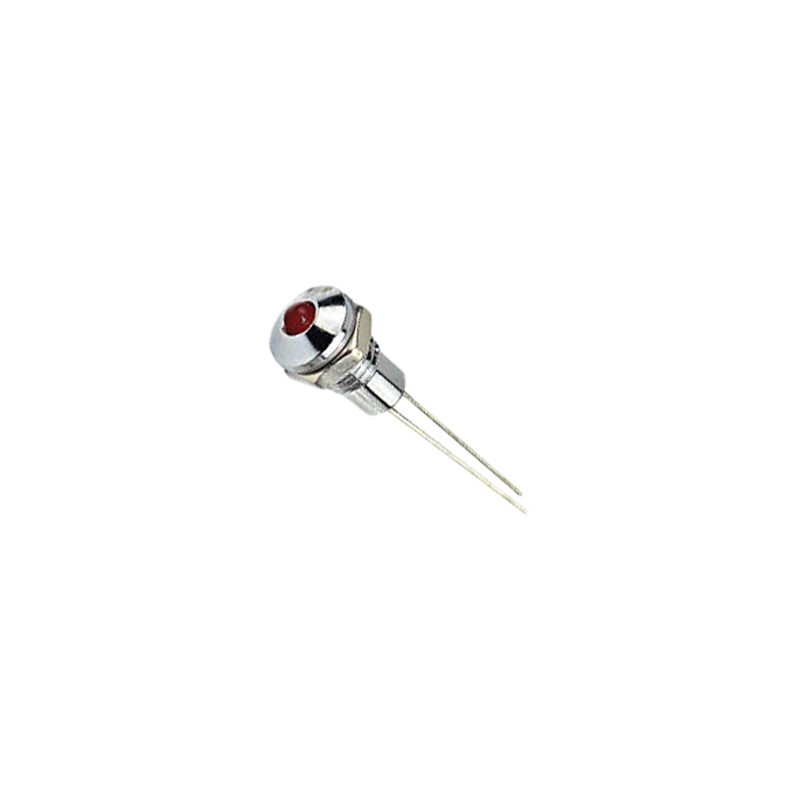 10 pcs : L63DR2L - PMI RND .24 IN LED 2.1V LEADS RD